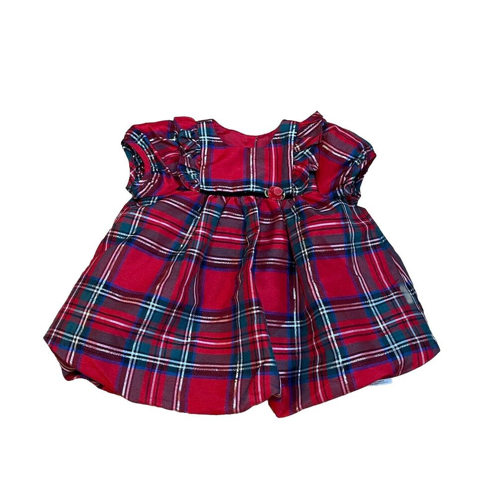 Baby Girl Holiday Christmas Dress PASTOURELLE by PIPPA & JULIE Size 12 Months
